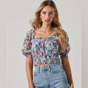 ASTR the Label Floral Top